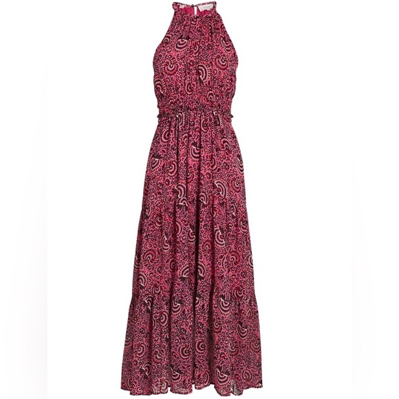 NWT A.L.C. Elara Tiered Midi Dress size 6 - Picture 3 of 16